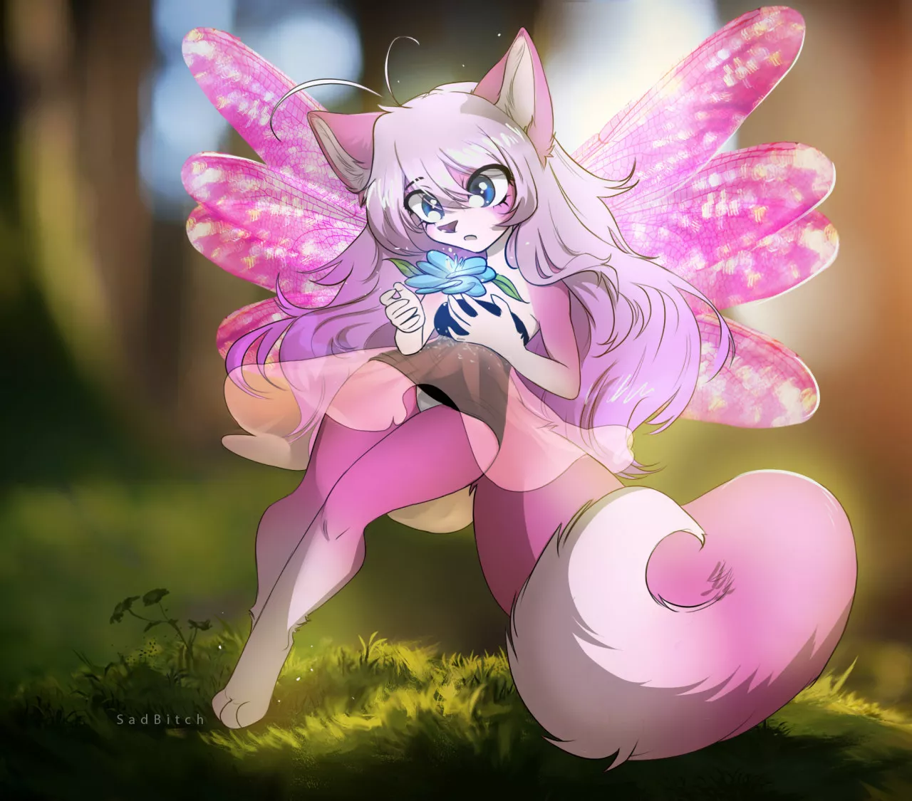 little fairy art by me(SadBitc50517546 on Twitter)