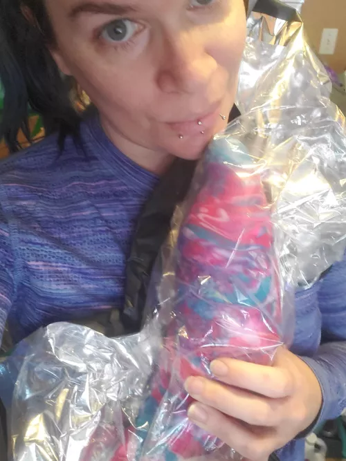 Marcel has been captured! He's so sparkly in person. More to cum later