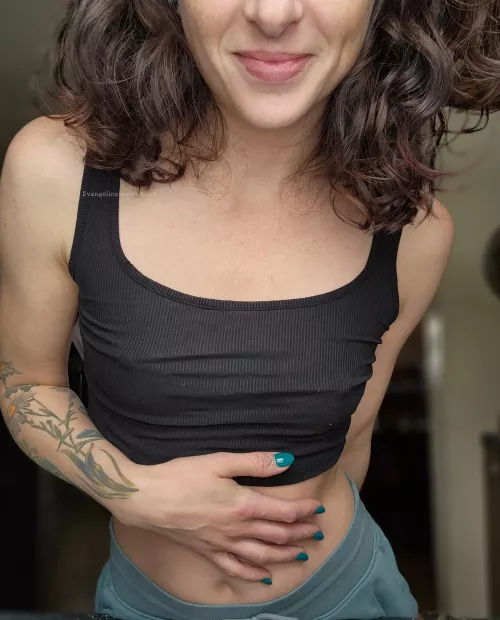 No bras allowed in this house (^_-)