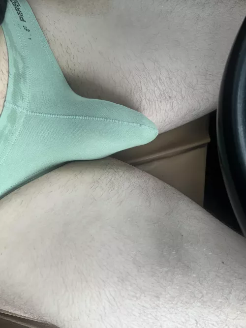 Pants were too muddy after fixing a broken water line. Had to drive home like this.