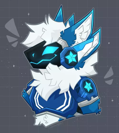 Protogen (art by me) (@honeymoss_ on Twitter)