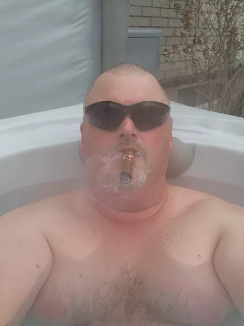 relaxing on a day off