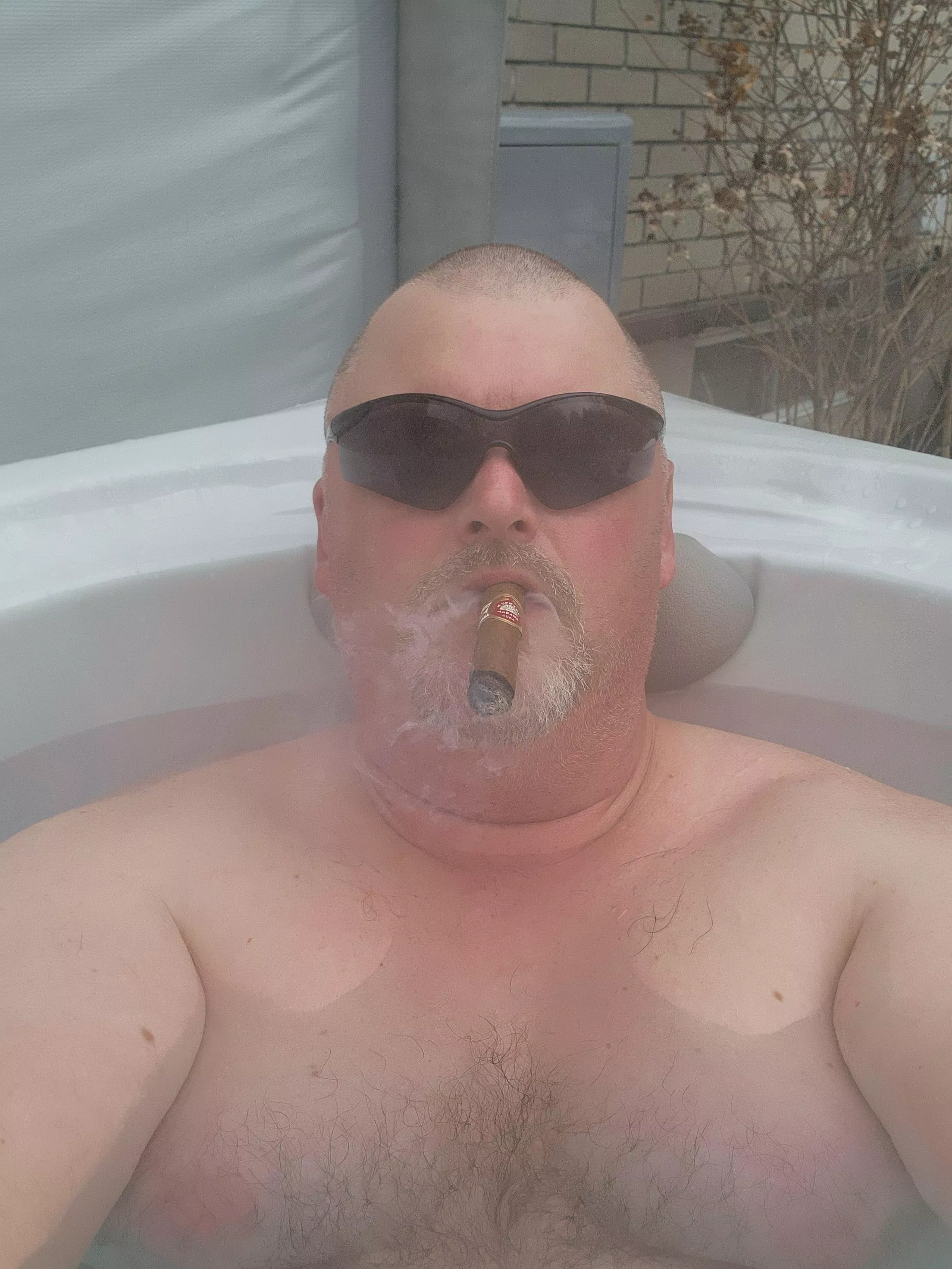 relaxing on a day off