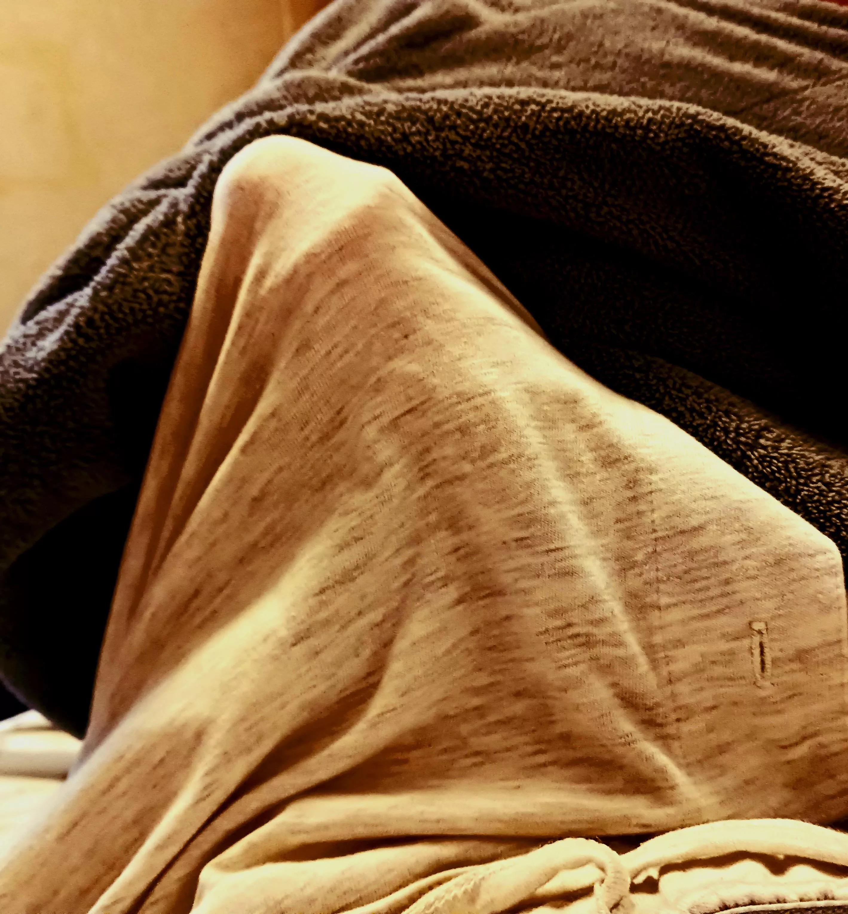 sleep pants this morning