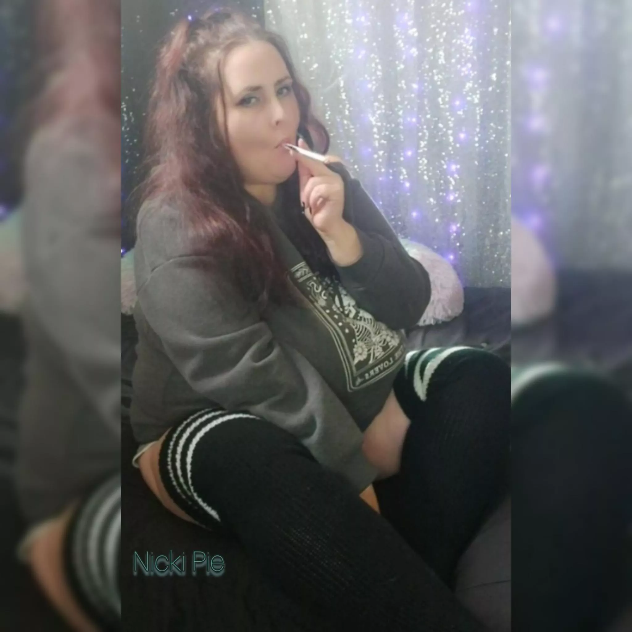 staying cozy and smokey