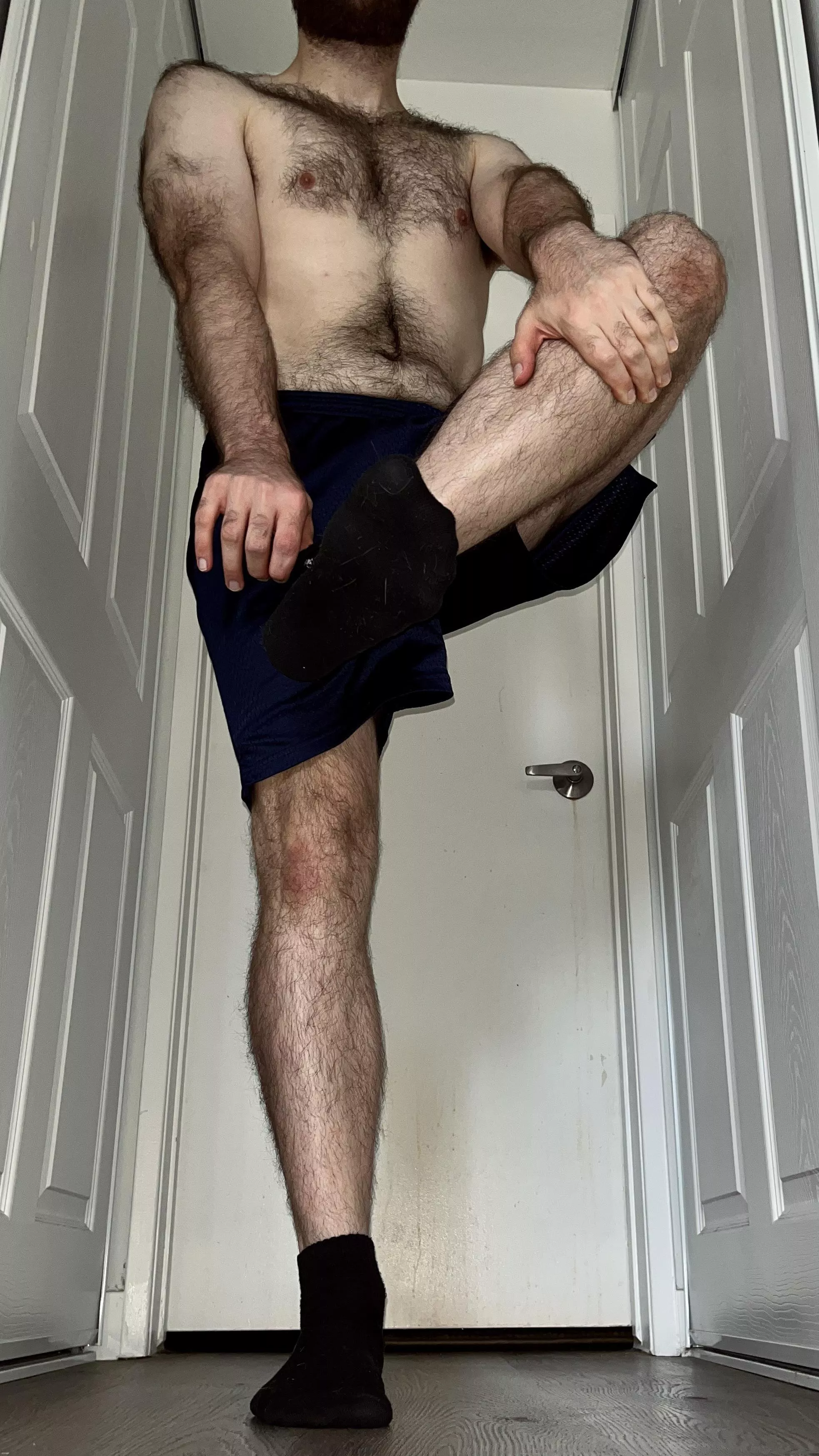 That just got home from the gym sock peel 🍌