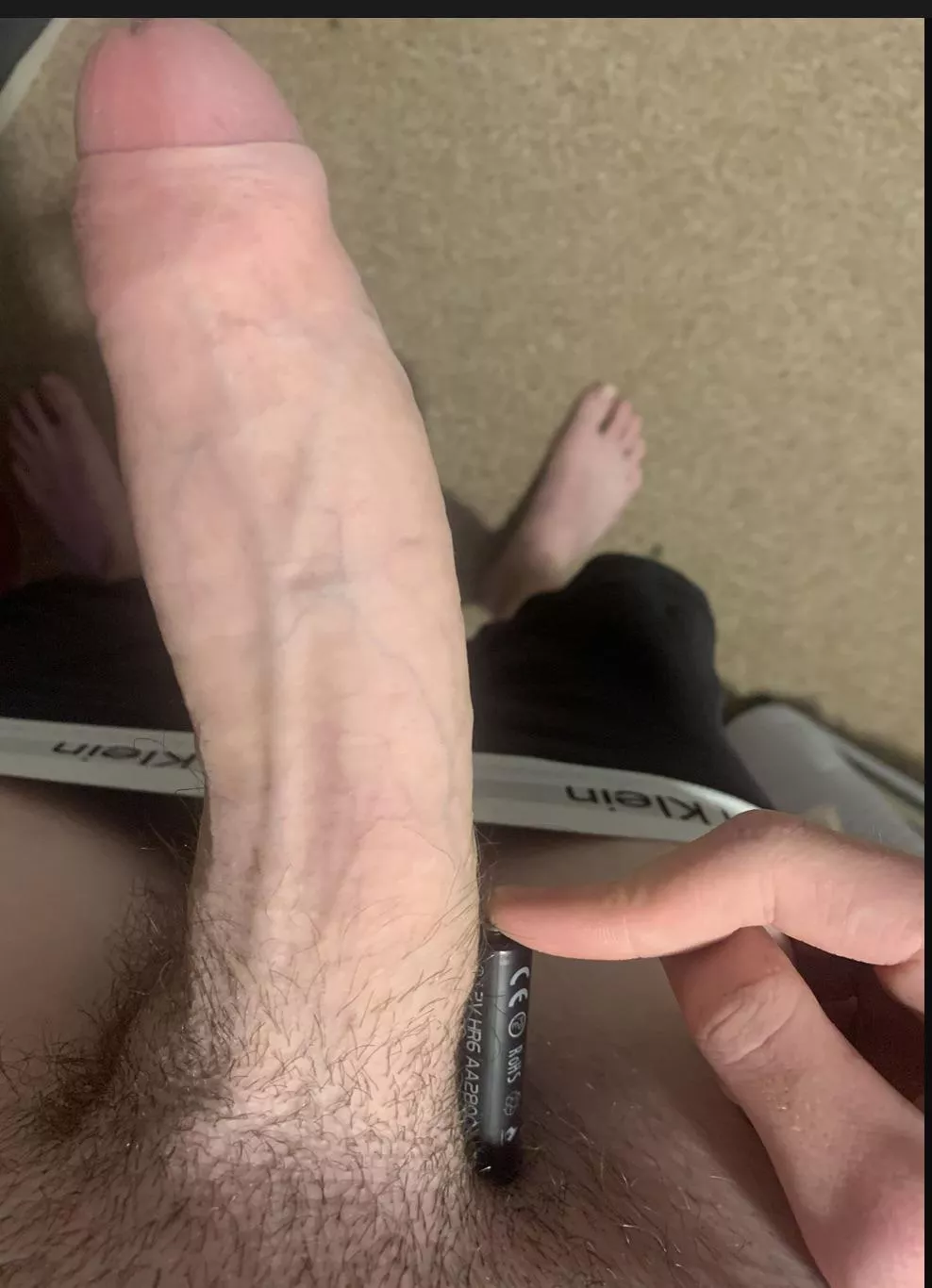 That’s a AA battery I’ve made look like a AAA