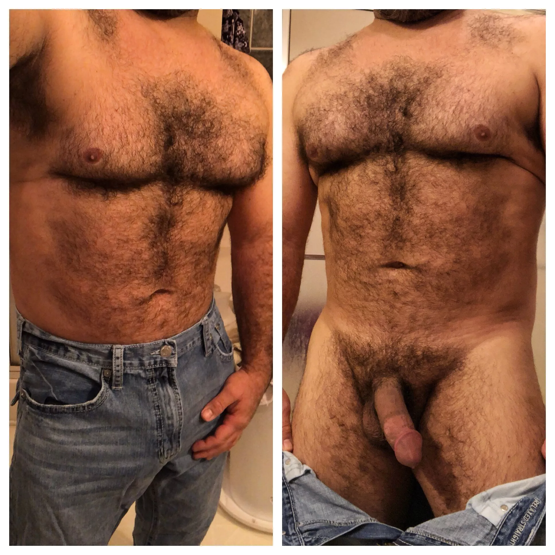 The best thing about jeans is that they are very versatile. They look good both on and off.