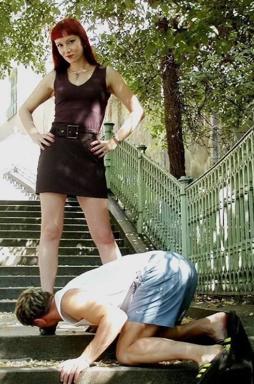 When he Gets Snarky in Public, he Kneels in Public