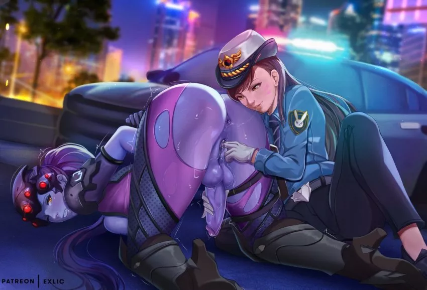 Widowmaker got caught by the police
