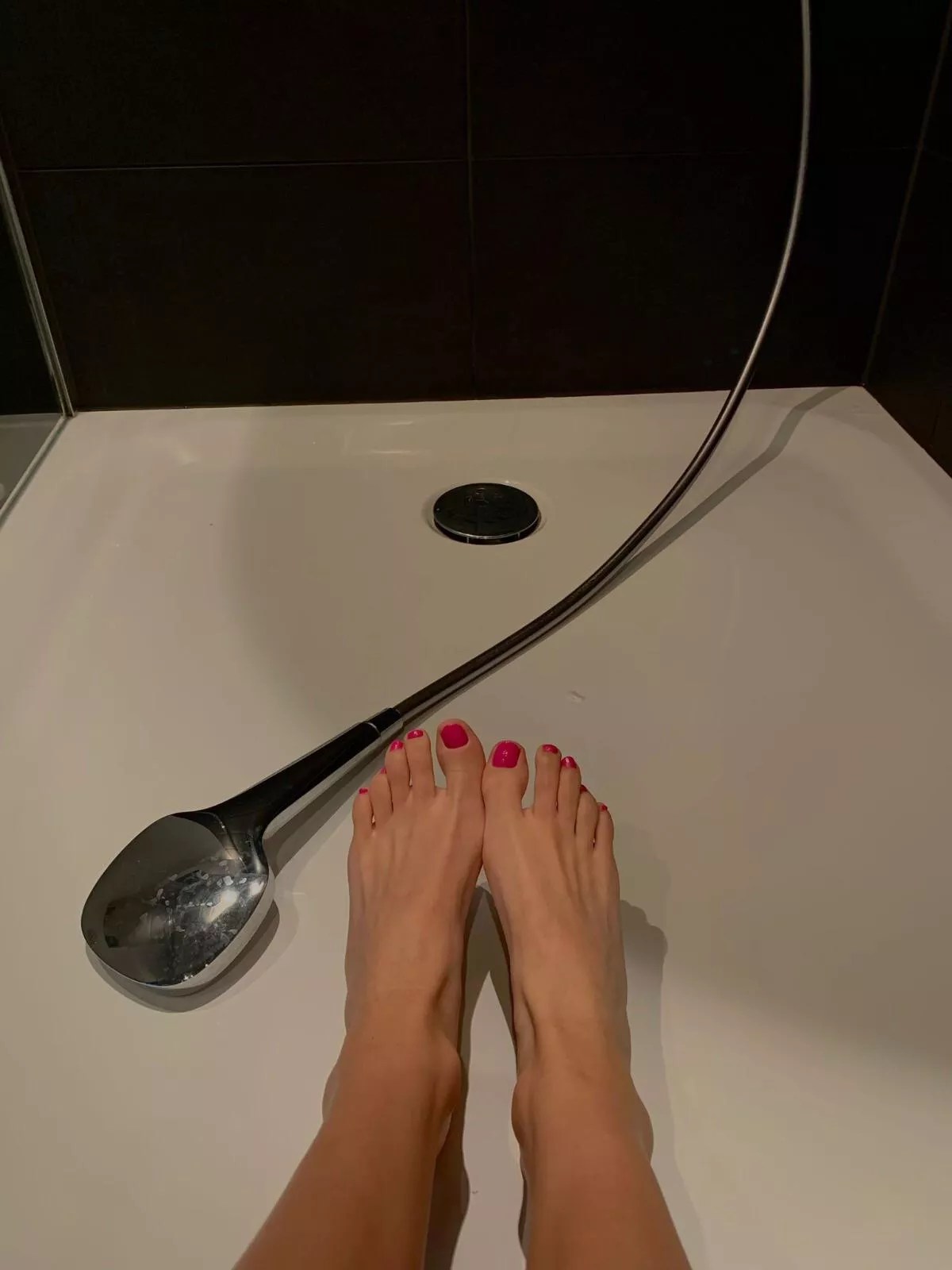Would you jump in the shower with me and massage my pretty feet?