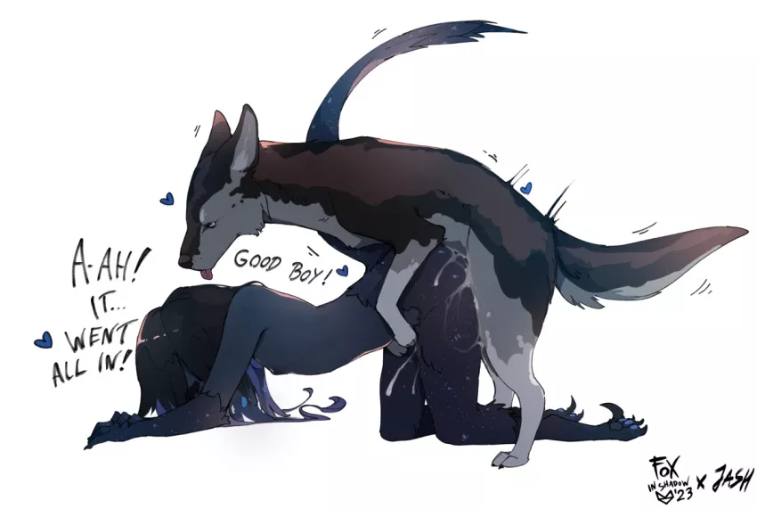 You just can't get enough, can you? (foxinshadow)