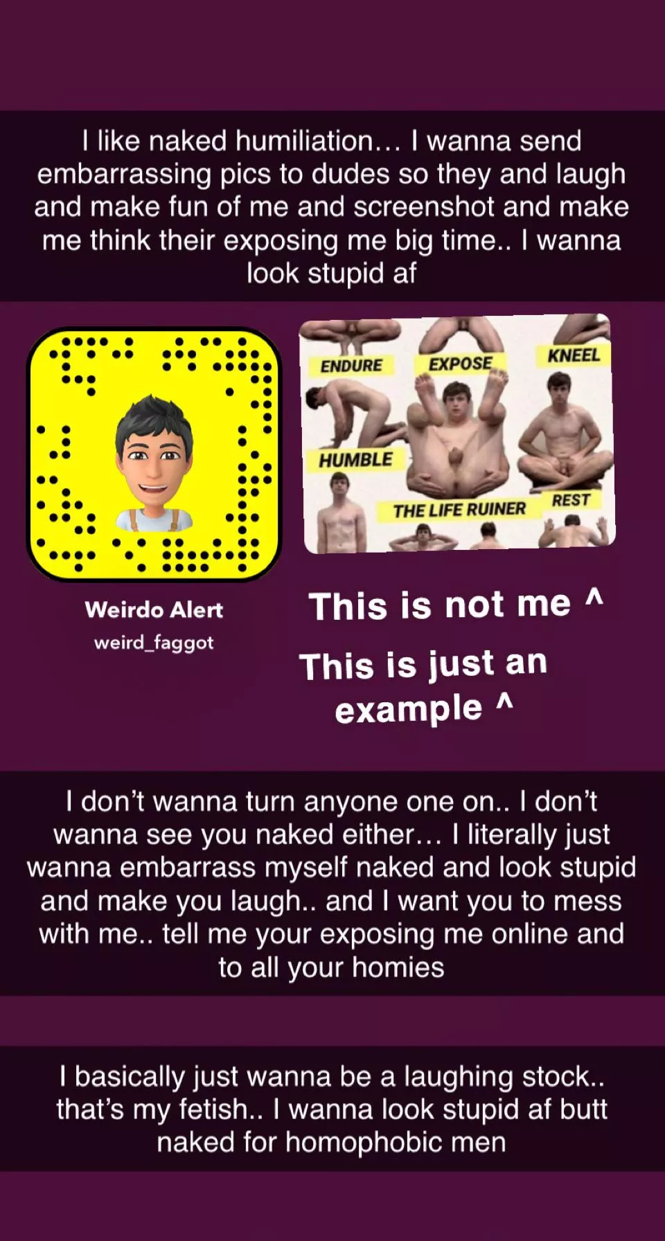 20, I wanna be humiliated by straight guys :(