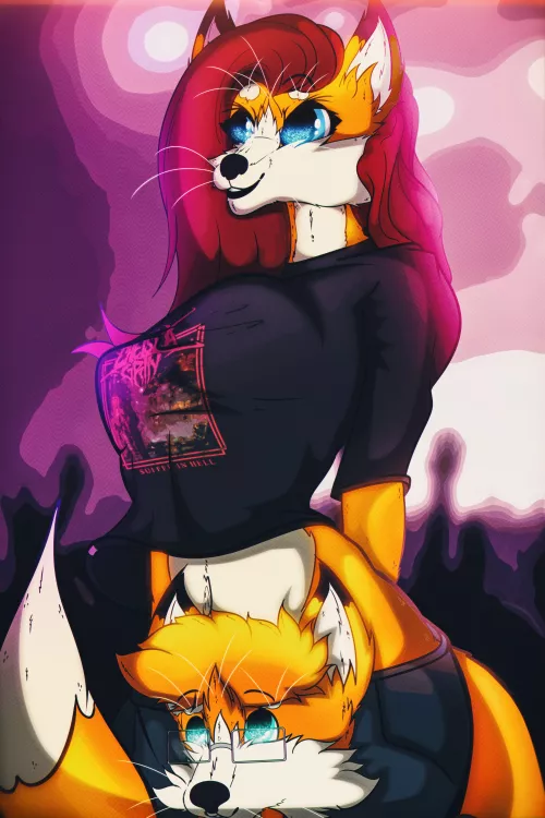 A concert for the two! (Art by me: 0l-Fox-l0)