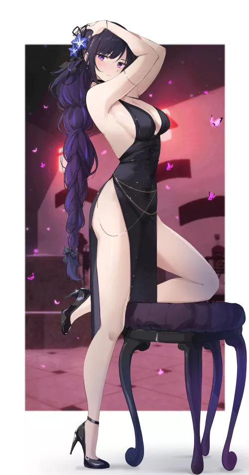 Black dress [Genshin Impact]