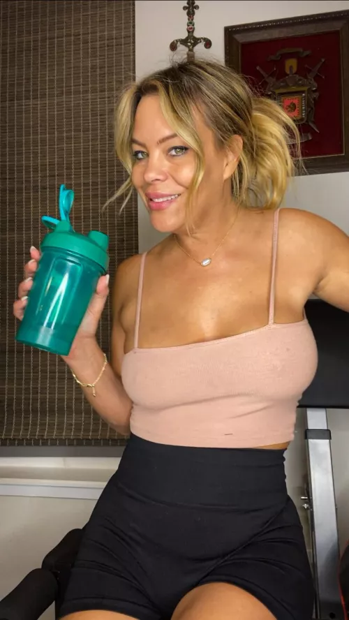 Don't forget to drink enough water [f]