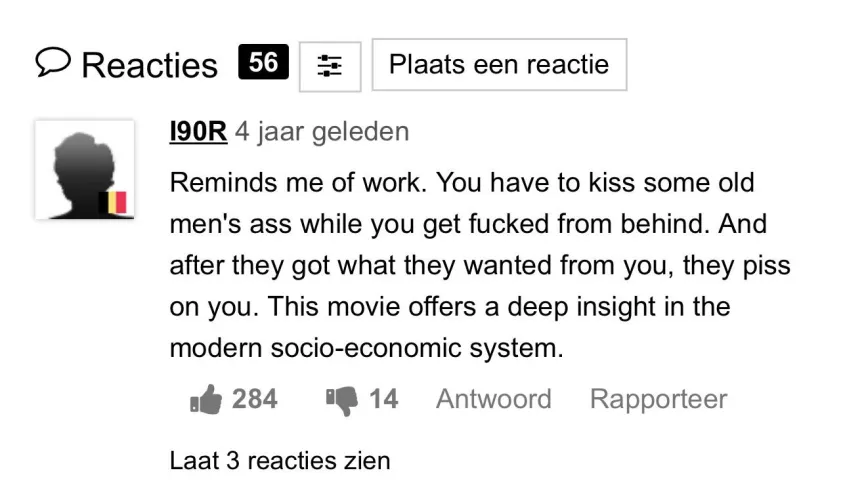 Getting philosophical in the comments