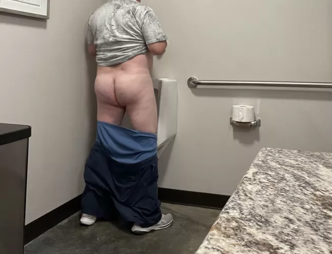 I almost didn't lock the door! How I want to do it in big stores.