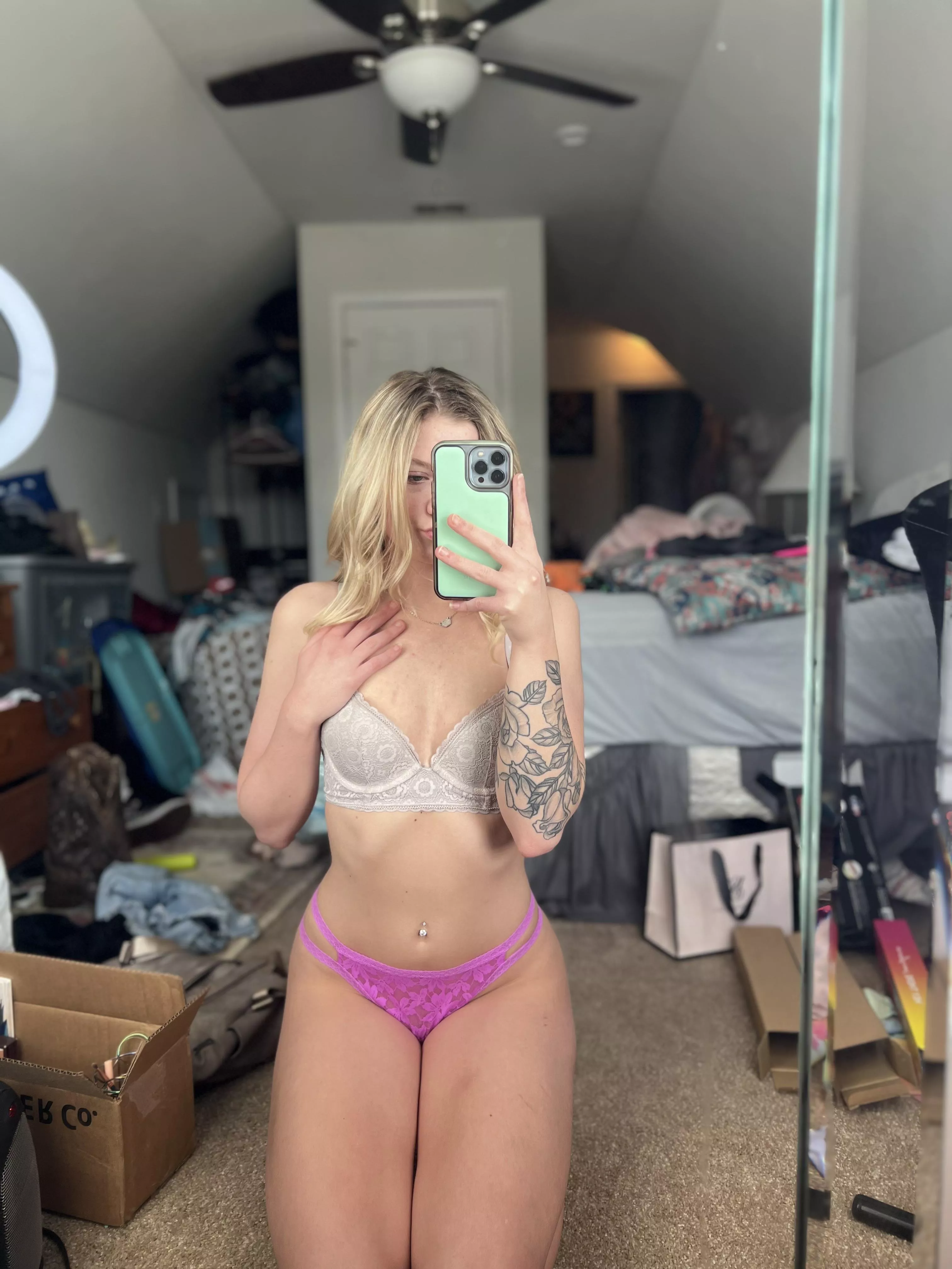 I hope you like petite blondes 😏