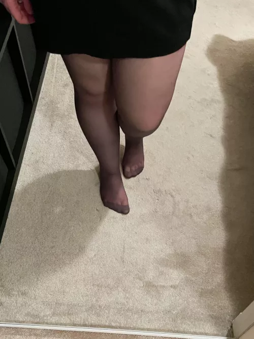 i love the way pantyhose feel on me