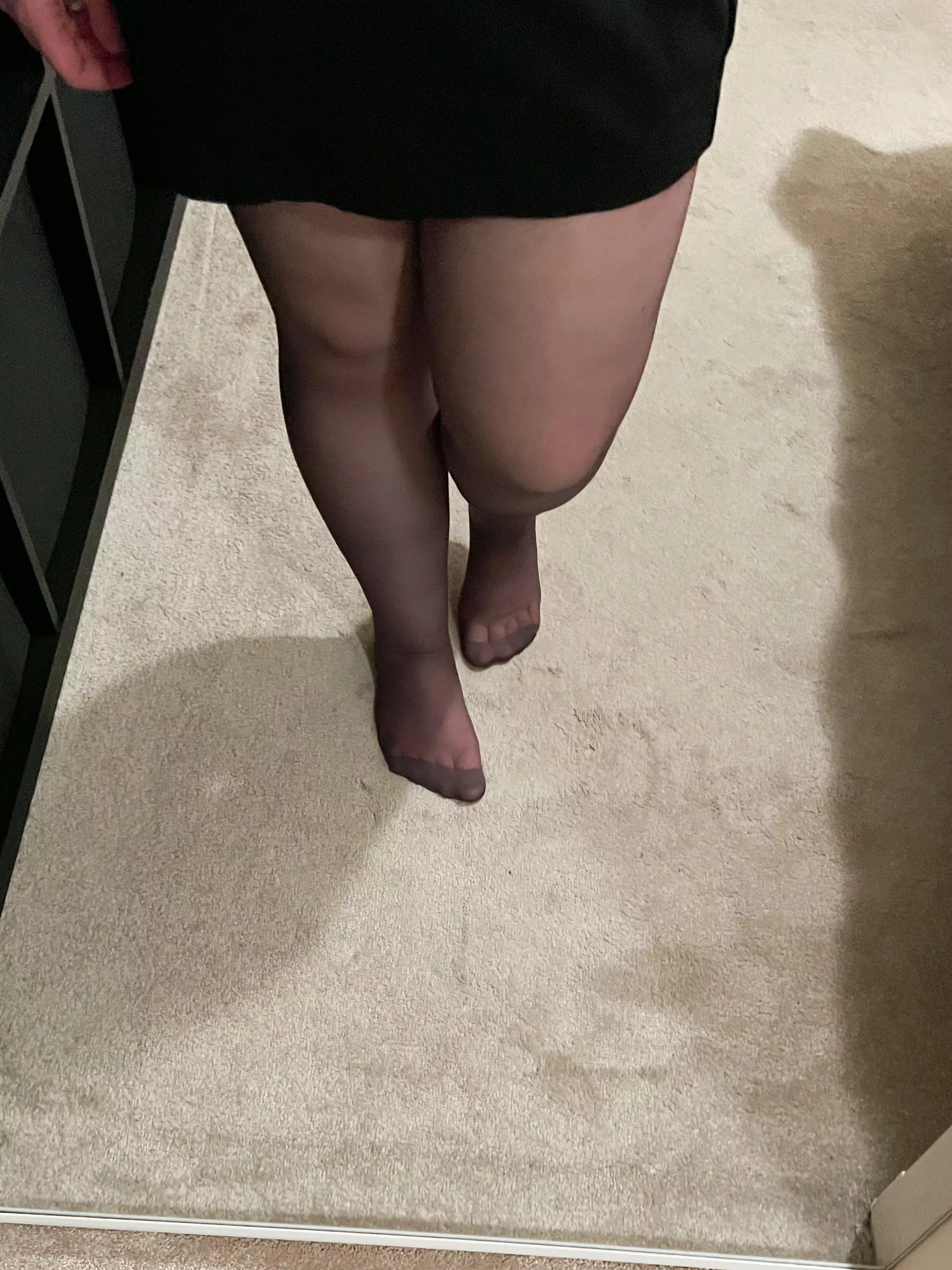 i love the way pantyhose feel on me