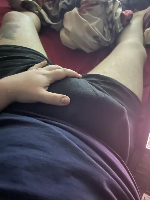 Making myself rock hard