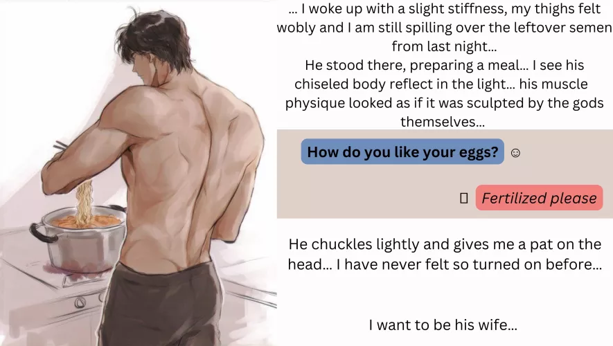 One night is all it took [FemalePOV] [Breakfast] [Breeding] [Male] [Creampie] [Headpat] [Wife] Artist: ァコゥチン (Pixiv)