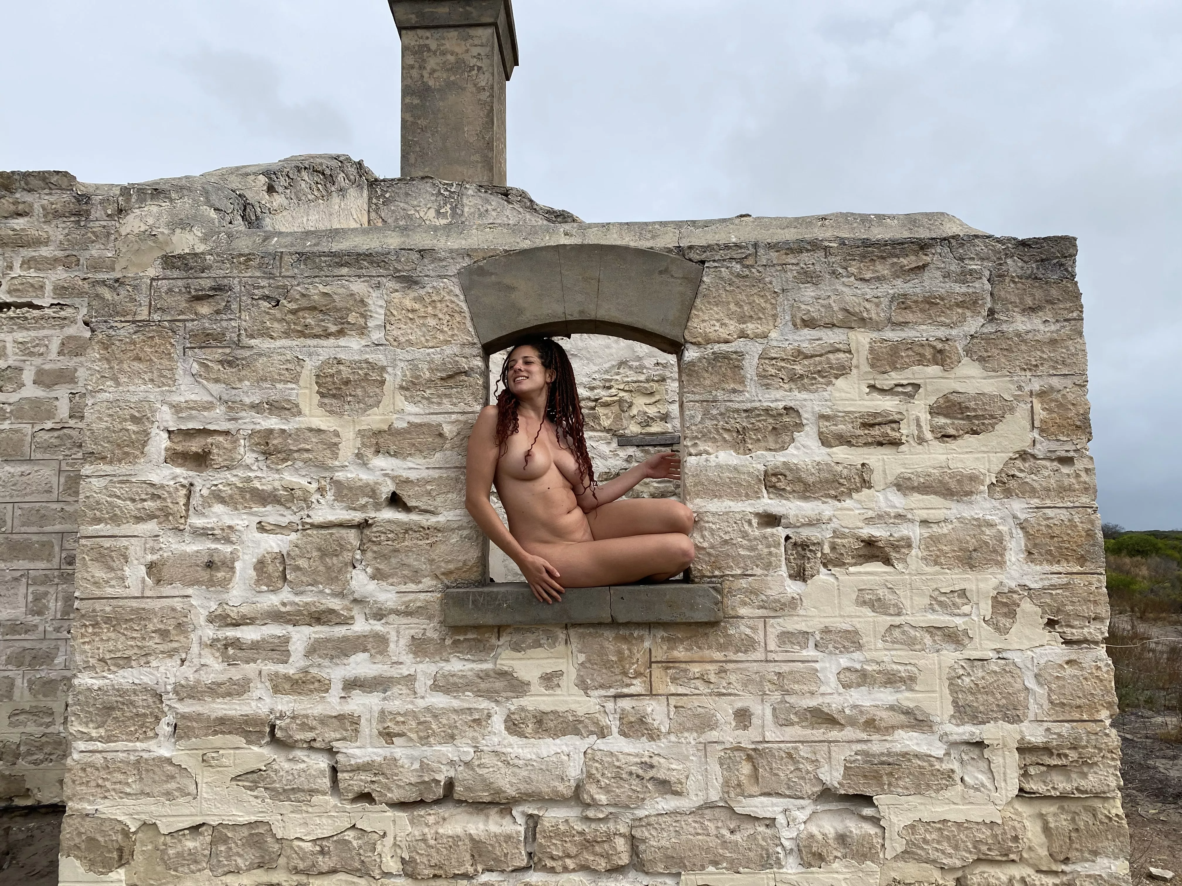 Playing in some ruins(f)