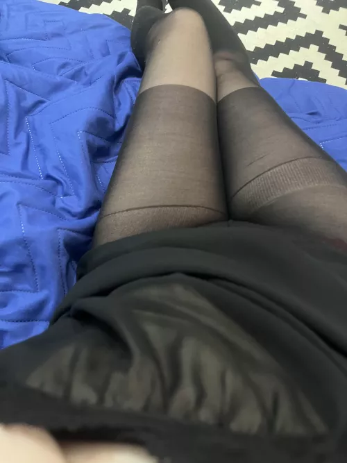 Sexy legs in nylon