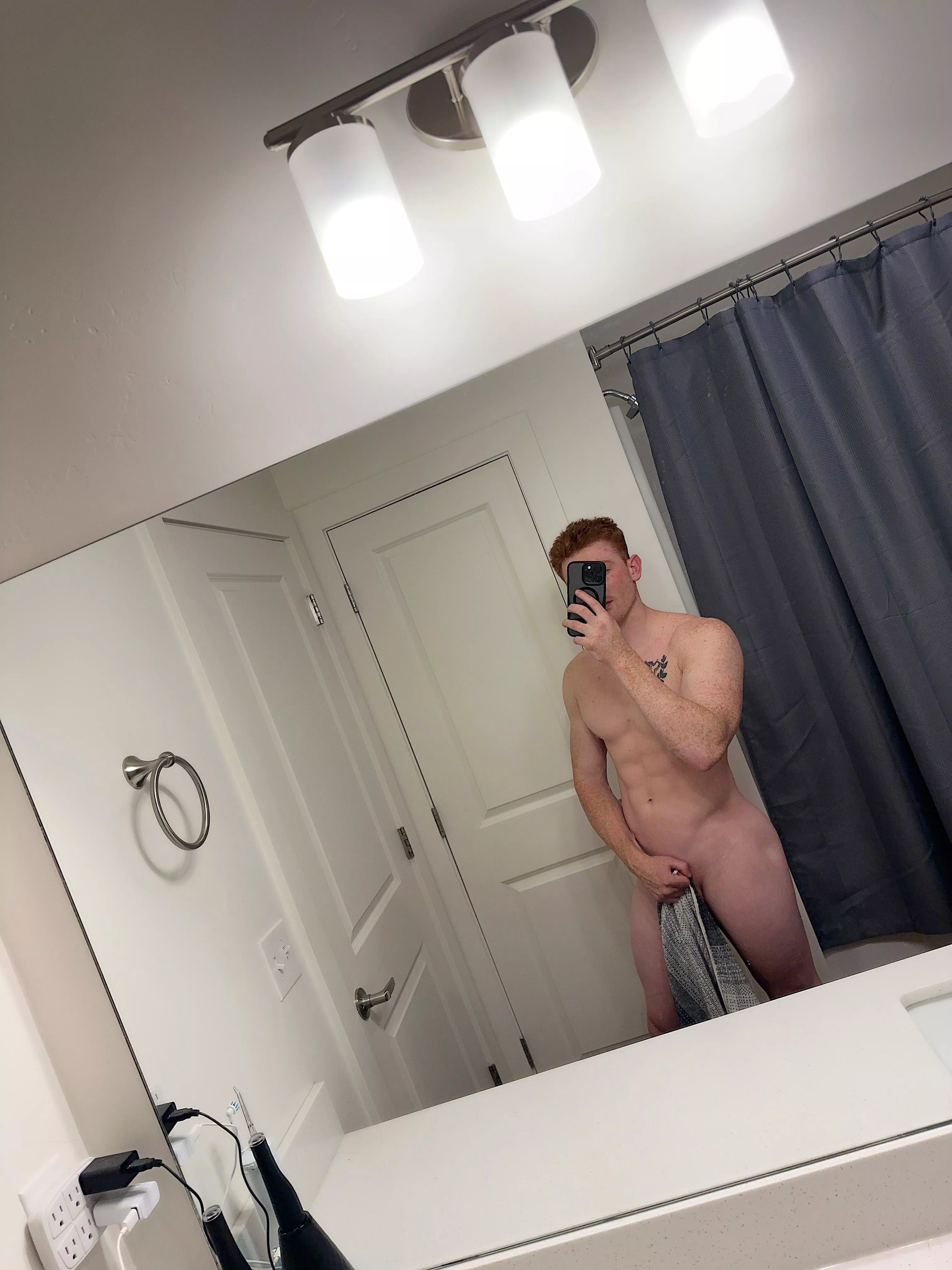 Should I shower first? Or after😏😉?