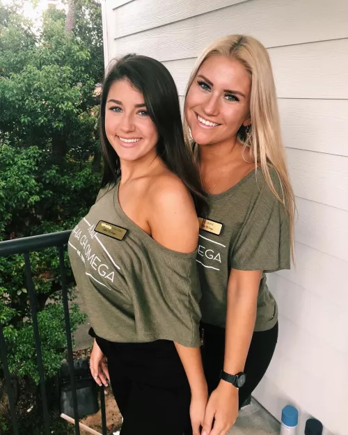 Sorority greeters