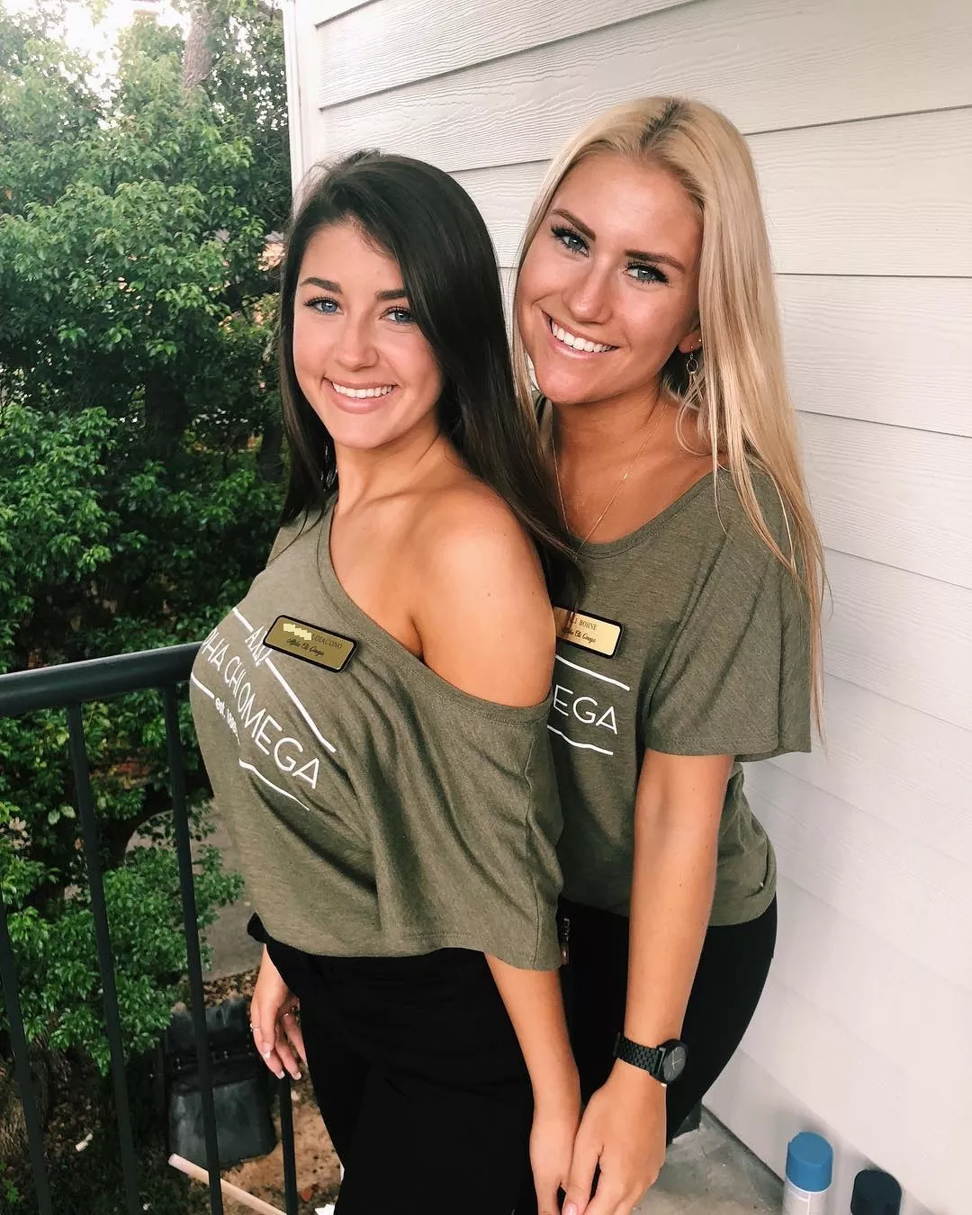 Sorority greeters