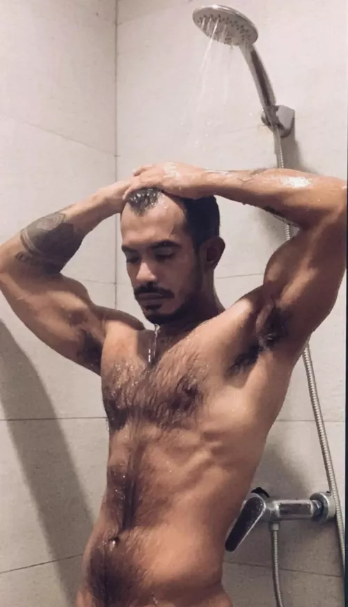 Wanna lick my pits before shower?