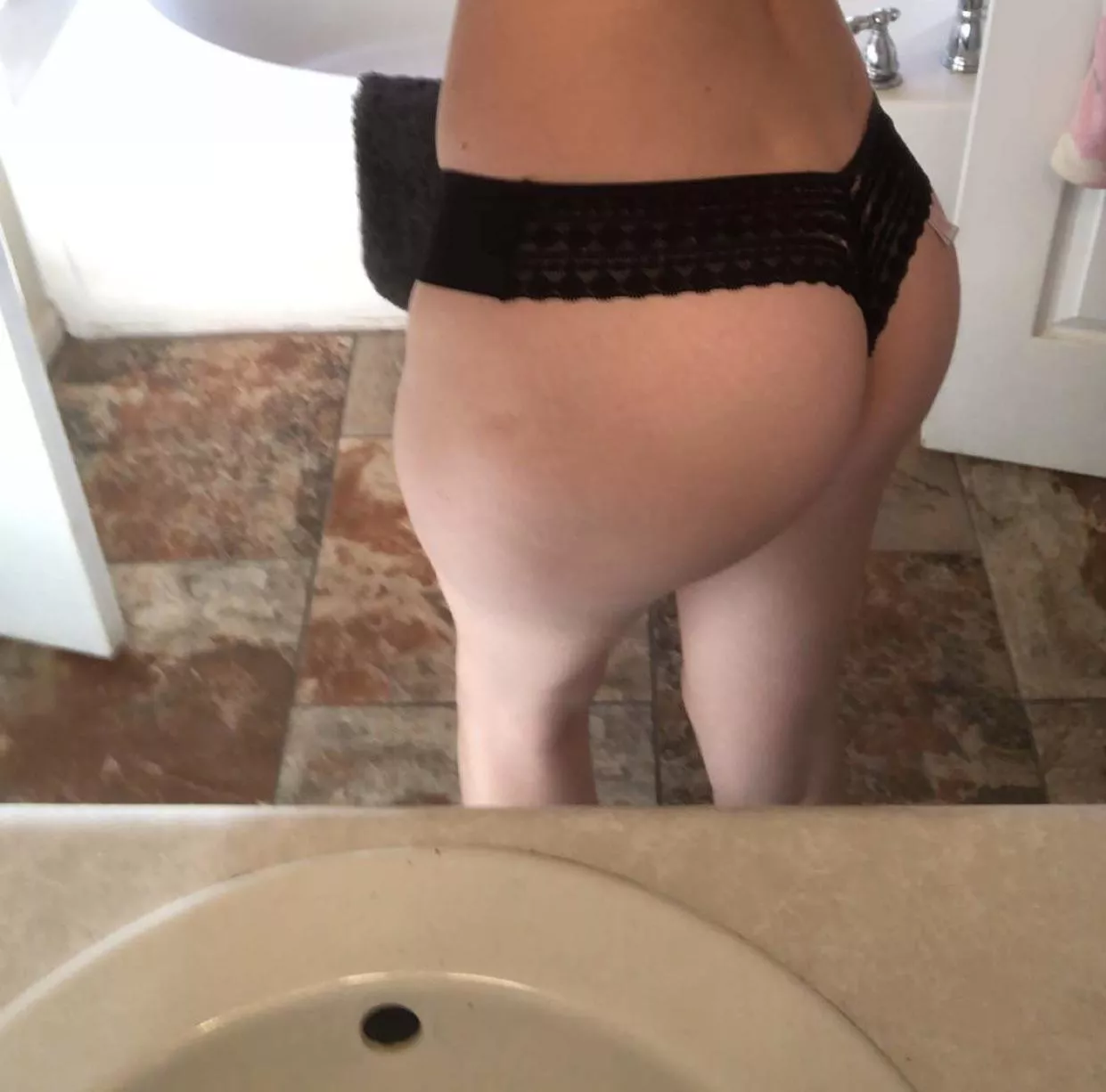 34 in my wife’s panties, think they look better on me lol