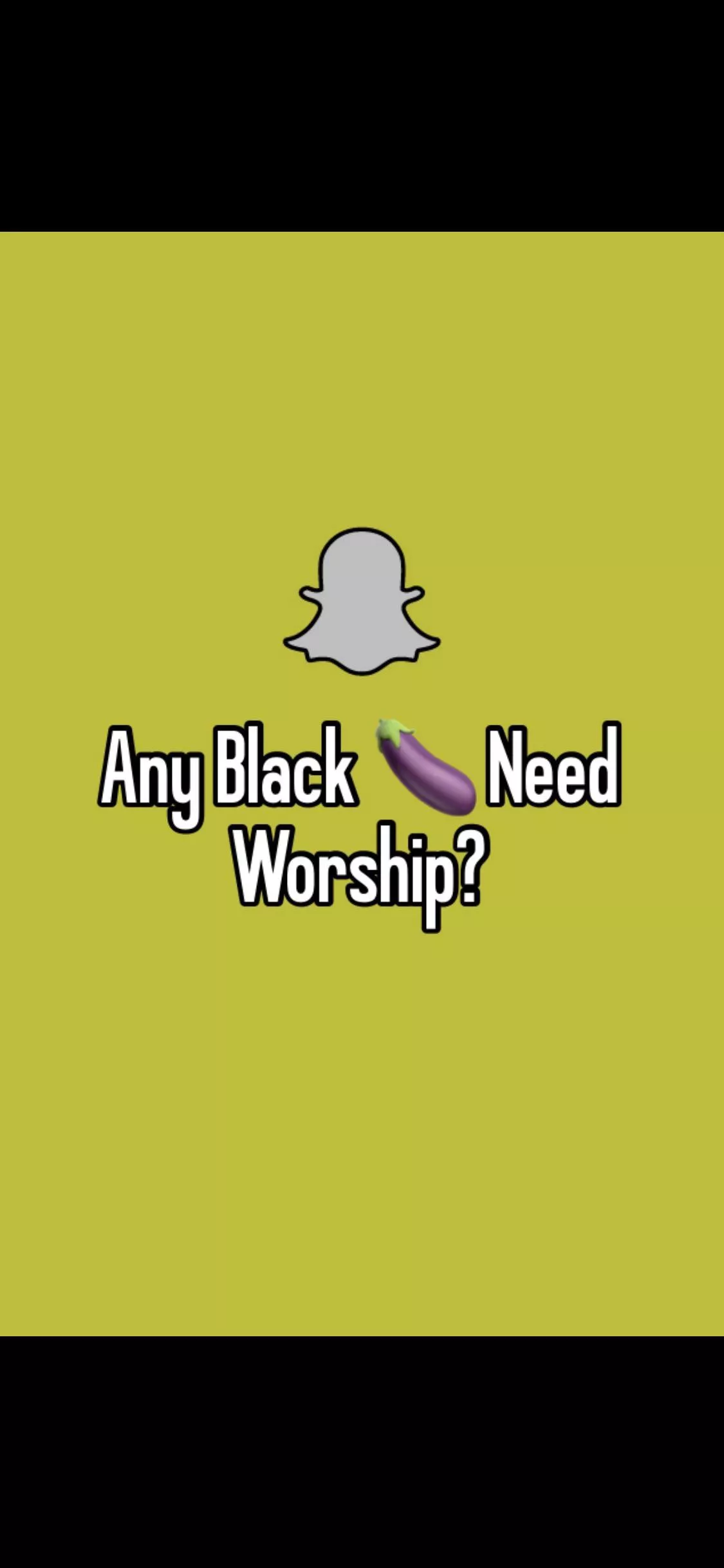 Any big black cocks need worshiping? S👻?