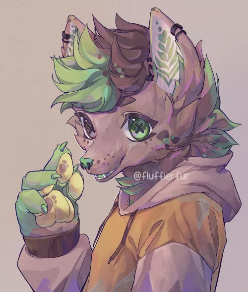 Chai the Hyena🍵 (art by me