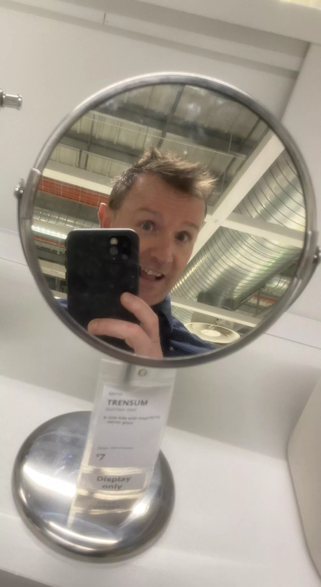 Cheeky IKEA selfie