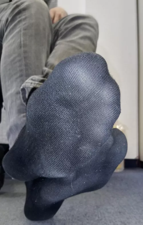 Come here and press your nose nicely into my moist warm and strong stinking socks! 😎👇🏻