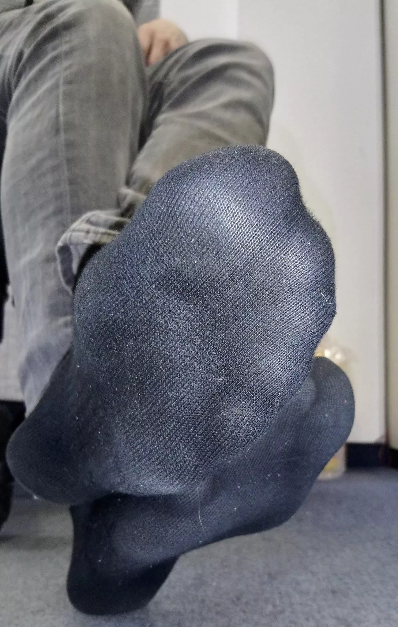 Come here and press your nose nicely into my moist warm and strong stinking socks! 😎👇🏻