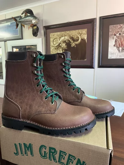 Custom Jim Green AR8s made out of wild African water buffalo