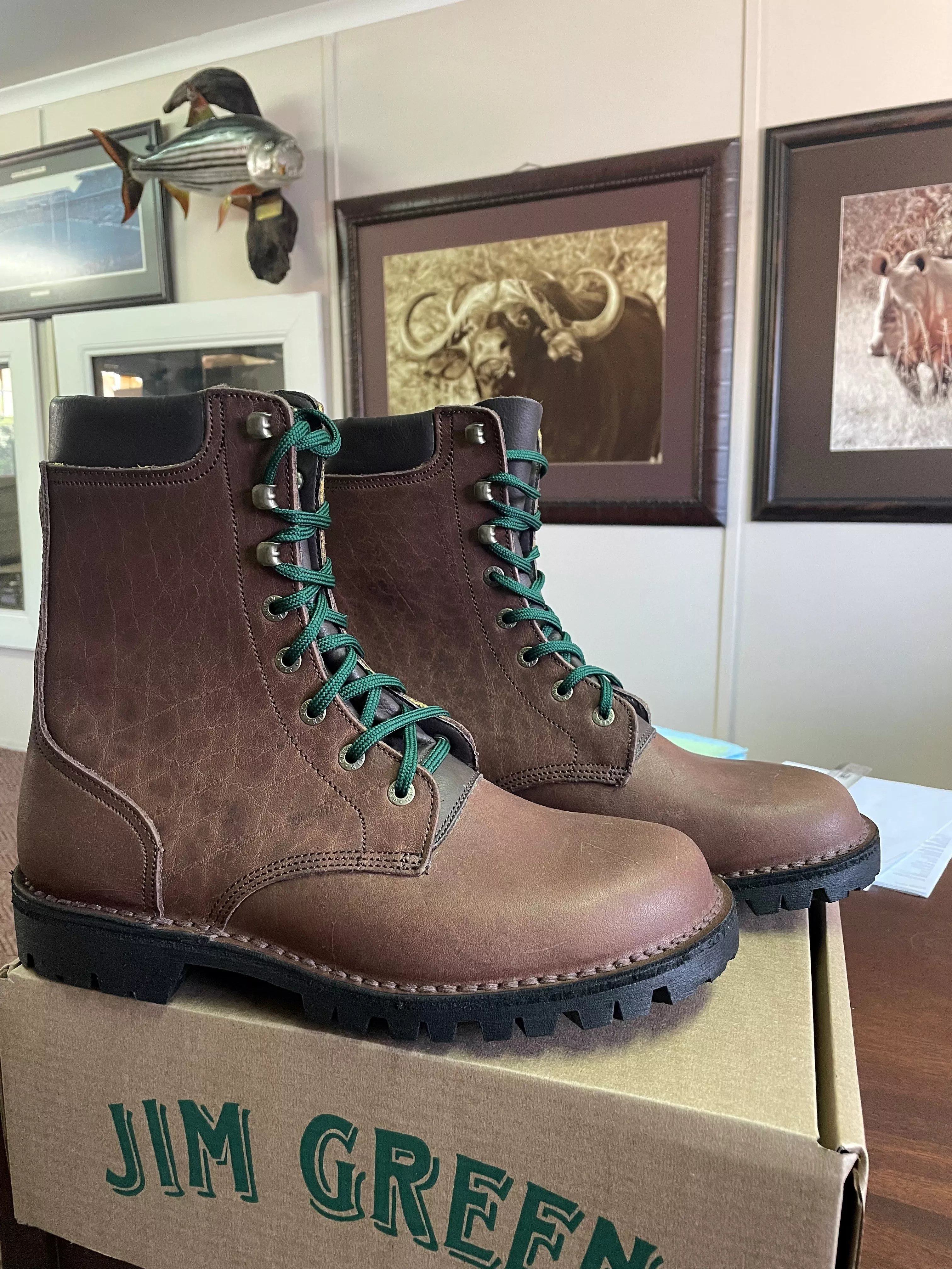 Custom Jim Green AR8s made out of wild African water buffalo