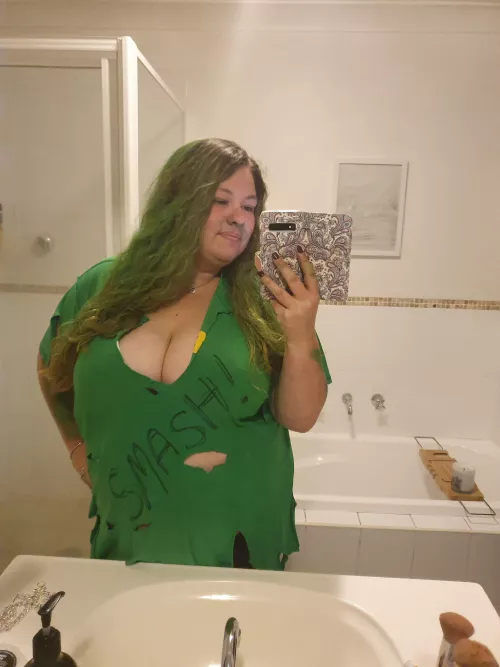 Don't have to be the hulk to smash 😜