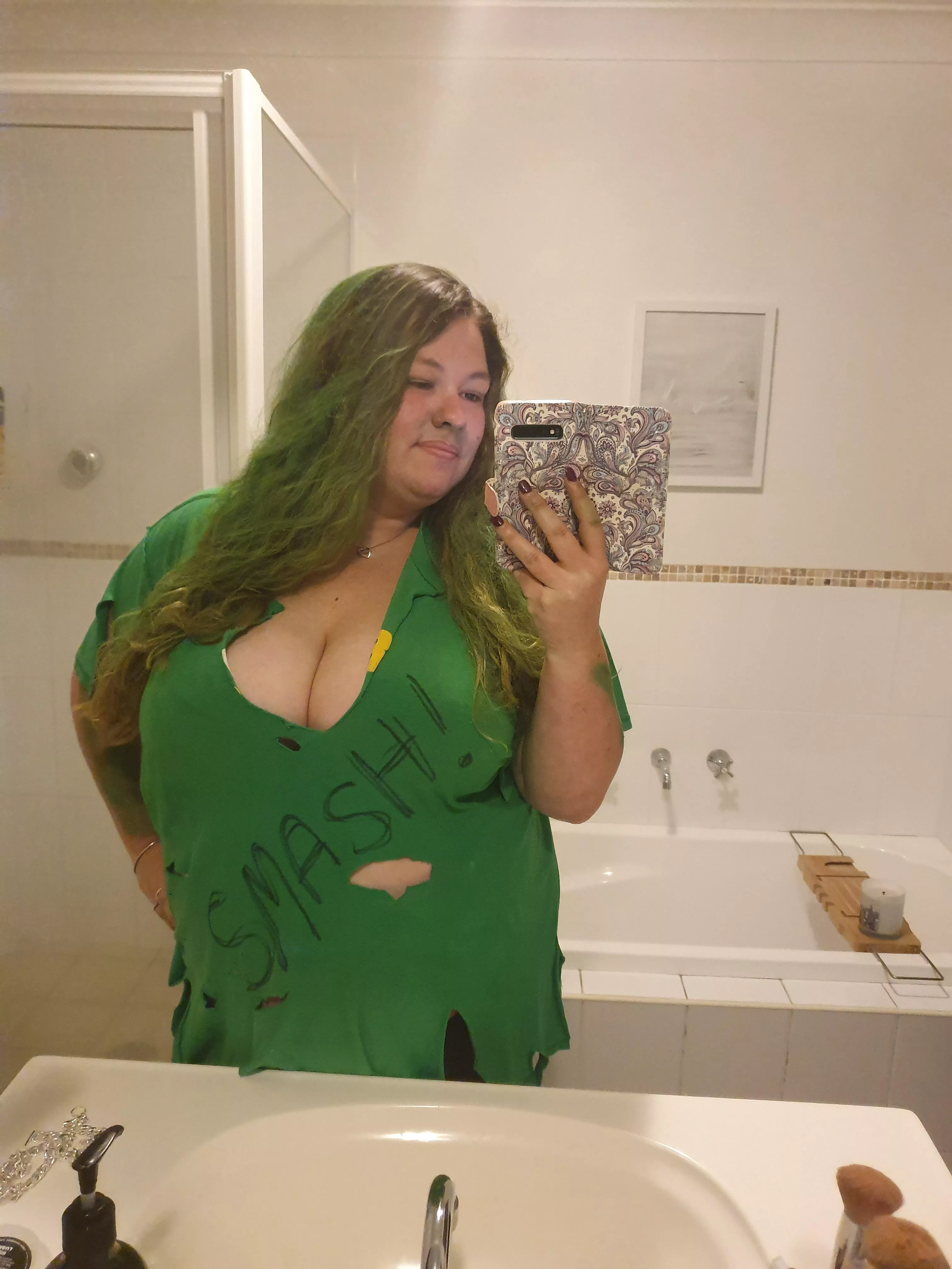 Don't have to be the hulk to smash 😜