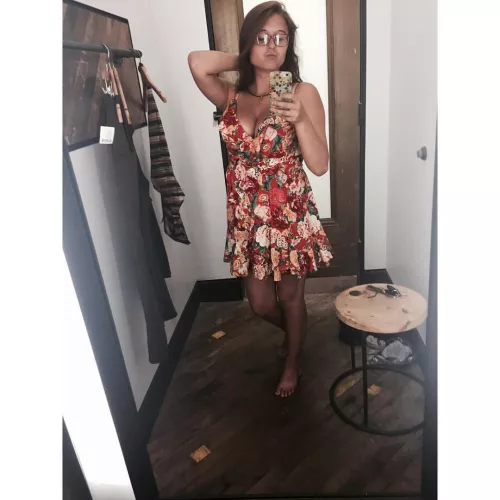 Dress try on