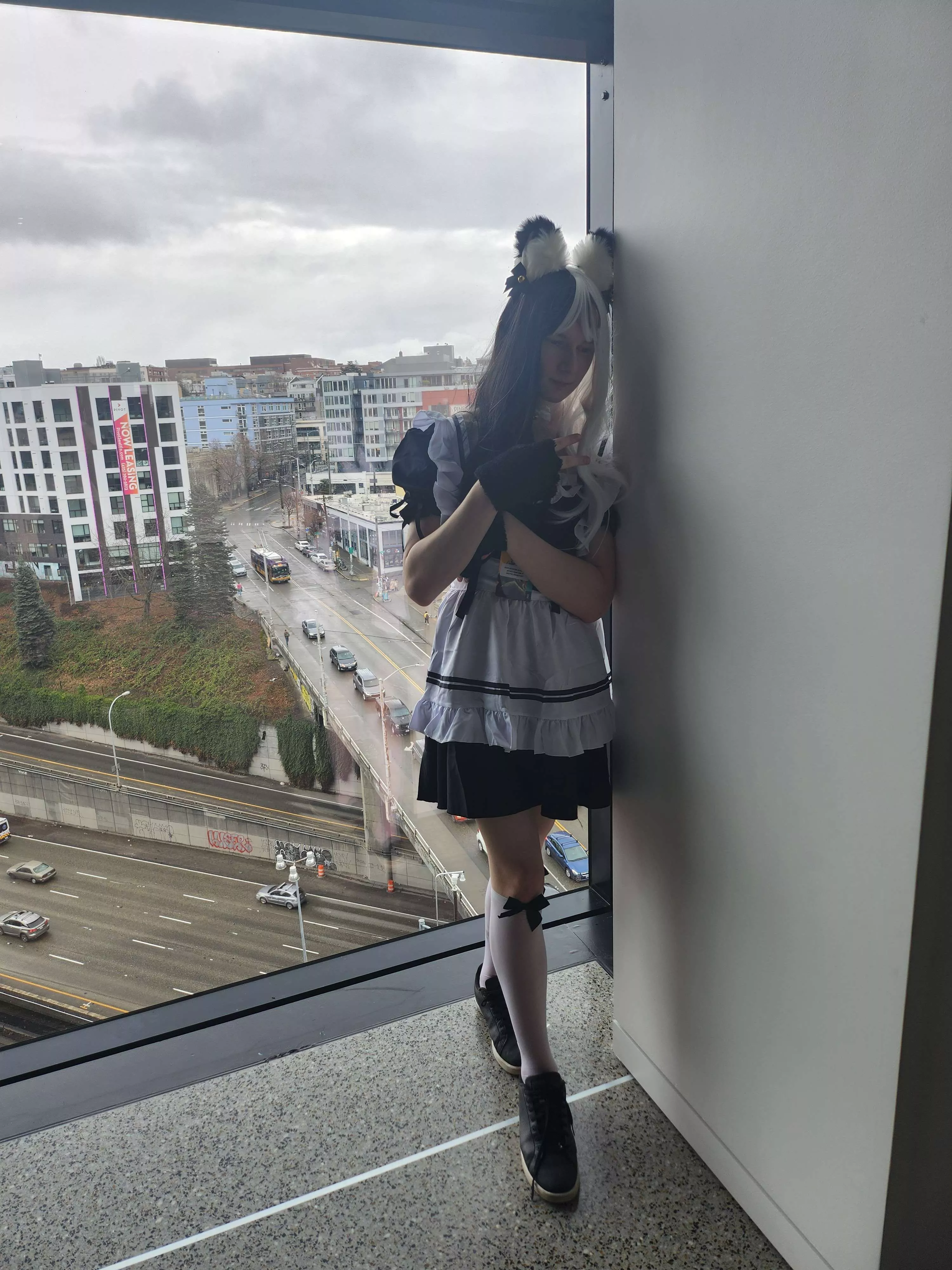 Dressed fem in public for first time at convention🤗