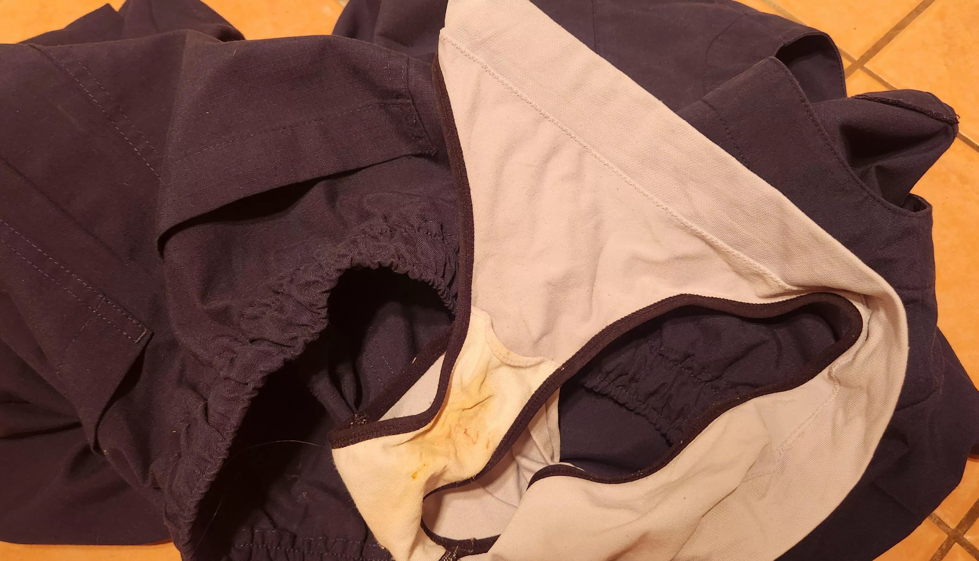 Fresh nursing shift panties from xxx aussie milf