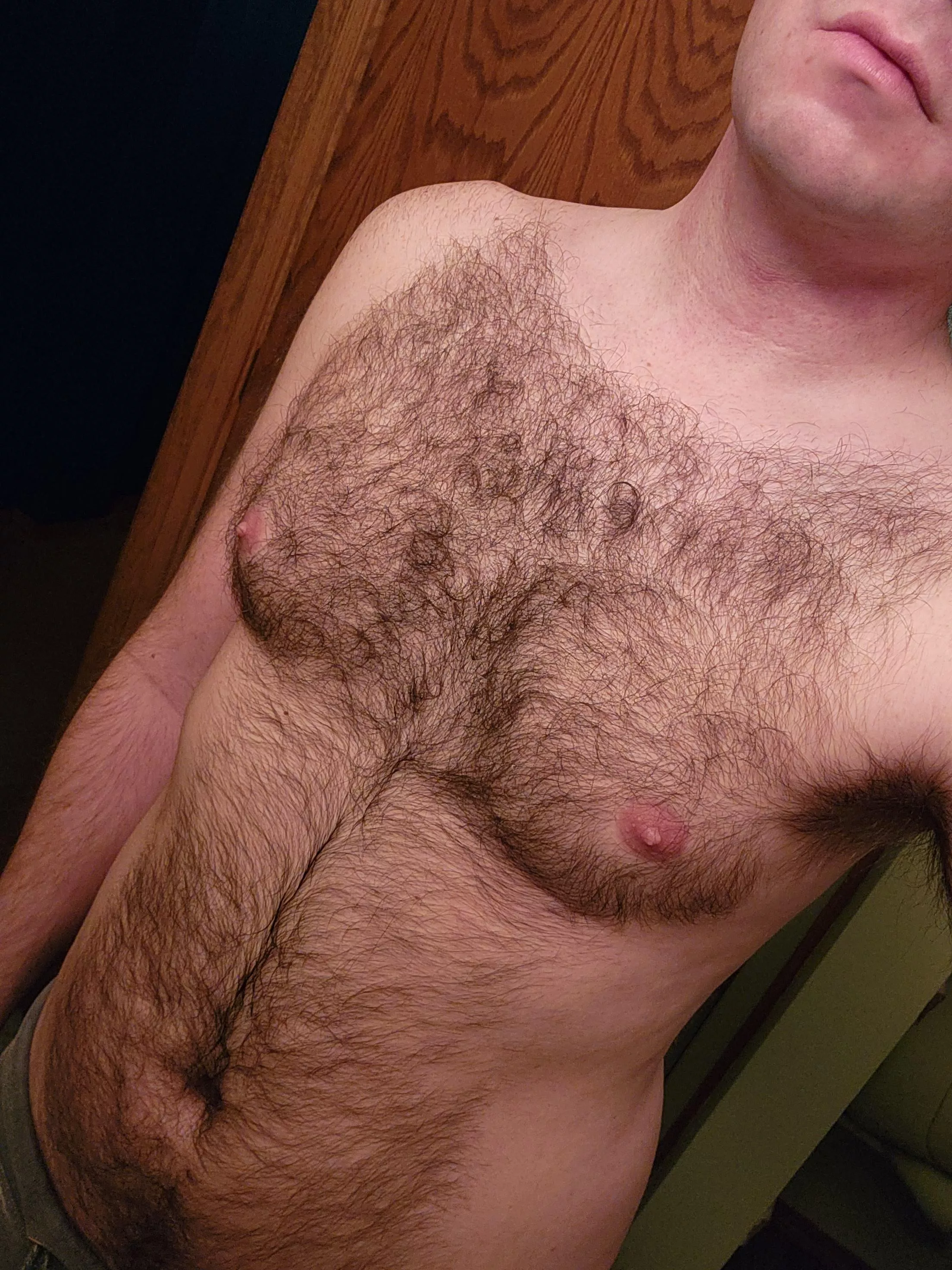 Freshly shaved