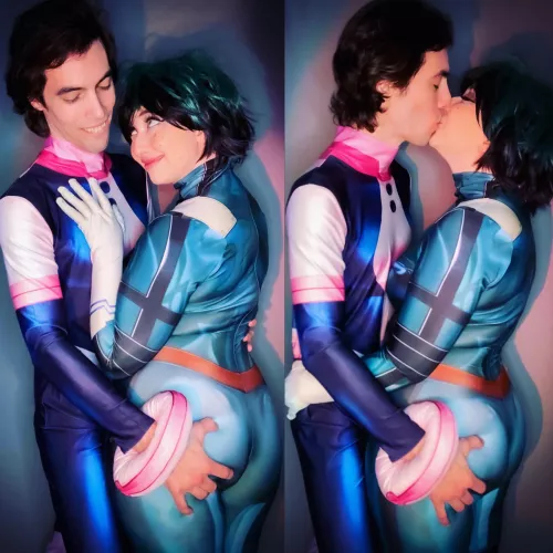 Genderswapped Deku & Uraraka <3 by Cosplaying Cryptid & ProudFemme42