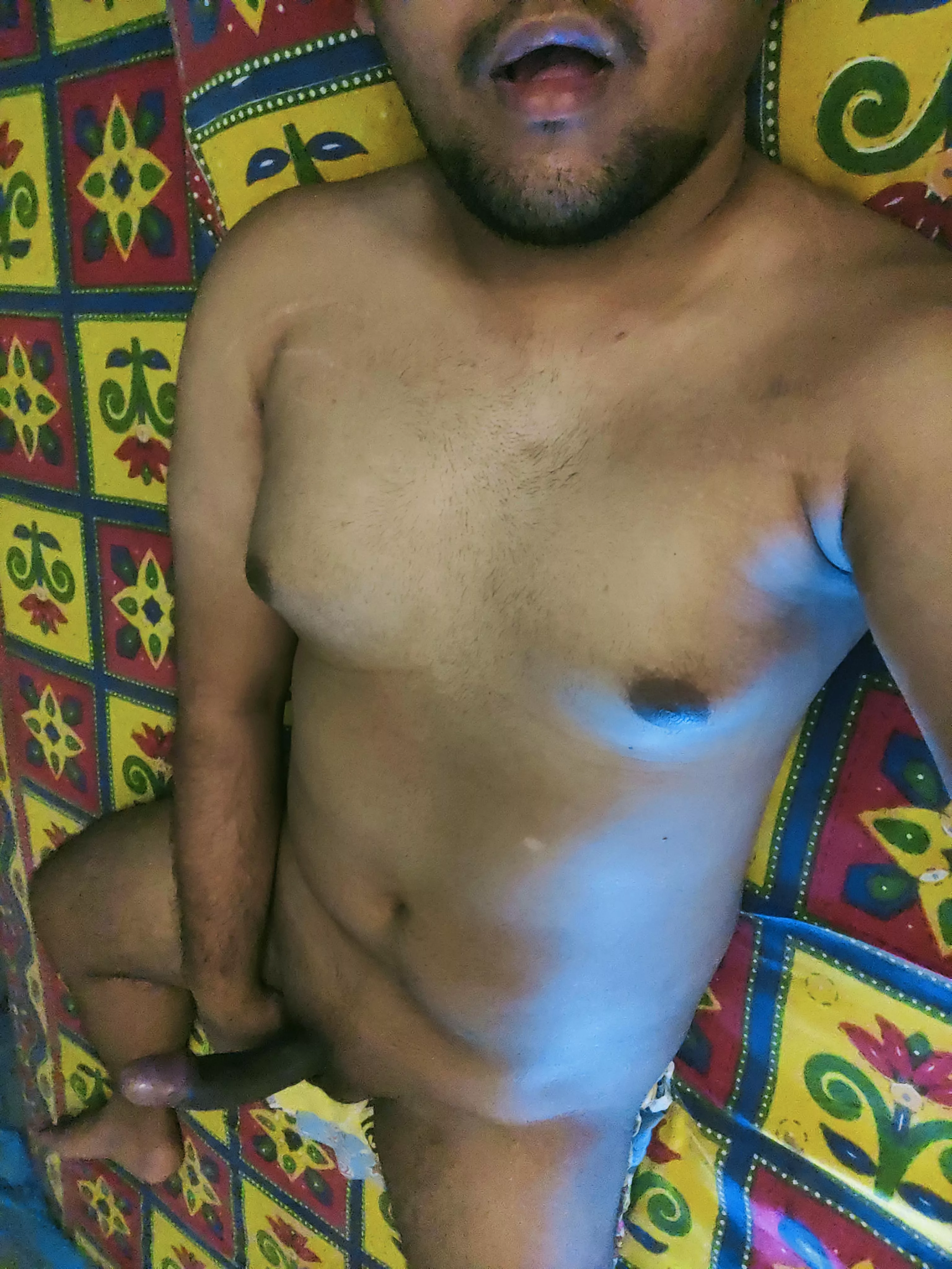 How I wait for a seductive daddy bear to make me his human dildo