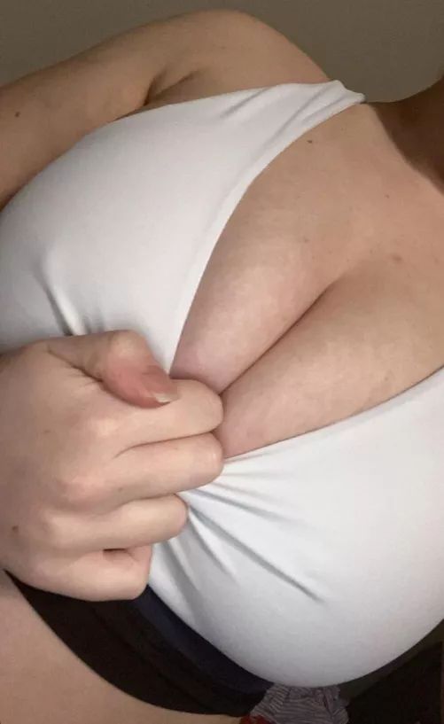 I just need someone to come titty fuck me